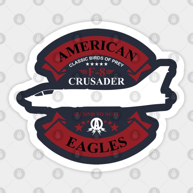 F-8 Crusader Sticker by TCP